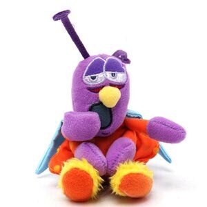 Vintage Silly Slammers Beanbag Bug Tucker #250 90s Retro Purple Kids Toy